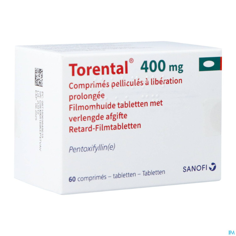 Torental 400mg orifarm   comp enrobes 60x400mg pip