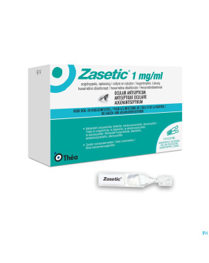 Zasetic 1mg/ml sol ud gutt oculaires    10x0,6ml