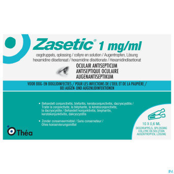 Zasetic 1mg/ml sol ud gutt oculaires    10x0,6ml