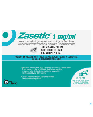 Zasetic 1mg/ml sol ud gutt oculaires    10x0,6ml