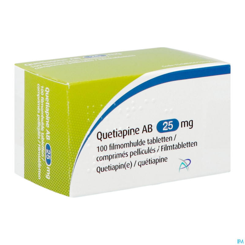 Quetiapine ab 25mg    comp pell 100x25mg
