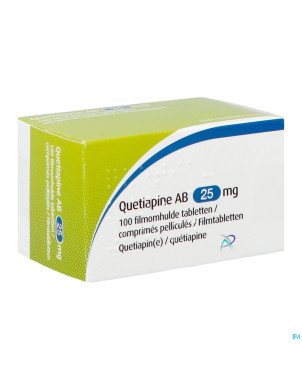 Quetiapine ab 25mg    comp pell 100x25mg