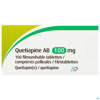 Quetiapine ab 100mg    comp pell 100x100mg