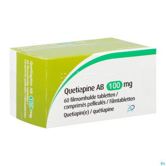Quetiapine ab 100mg    comp pell 60x100mg