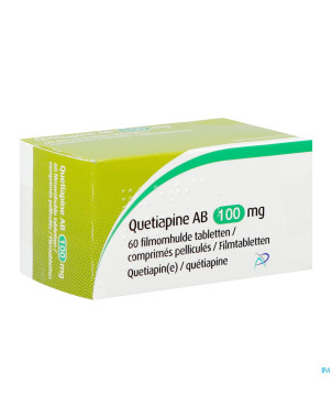 Quetiapine ab 100mg    comp pell 60x100mg
