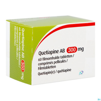 Quetiapine ab 300mg    comp pell 60x300mg