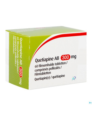 Quetiapine ab 300mg    comp pell 60x300mg