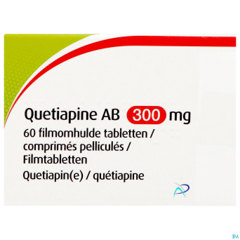 Quetiapine ab 300mg    comp pell 60x300mg