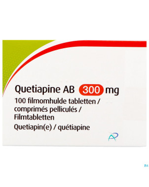 Quetiapine ab 300mg    comp pell 100x300mg