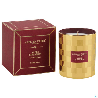 Atelier rebul bougie parfumee  apple&cinnamon 210g