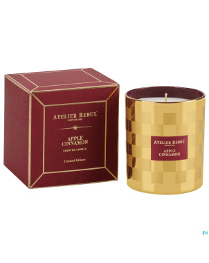 Atelier rebul bougie parfumee  apple&cinnamon 210g
