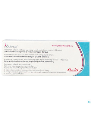 Qdenga pdr&solv.1ser preremp+2aig+sol inj 1fl0,5ml