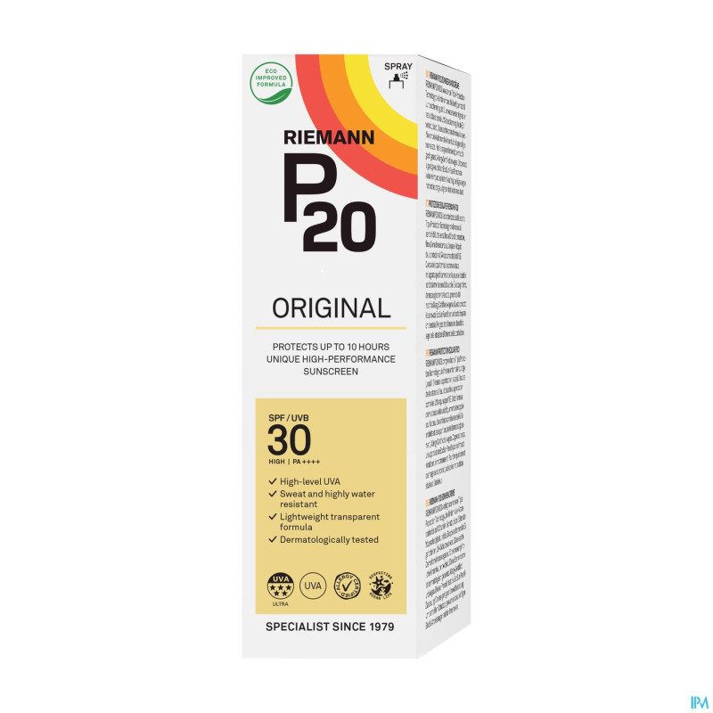 P20 spray solaire ip30    85ml