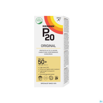 P20 spray solaire ip50+    175ml