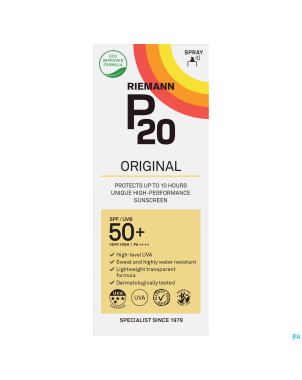 P20 spray solaire ip50+    175ml