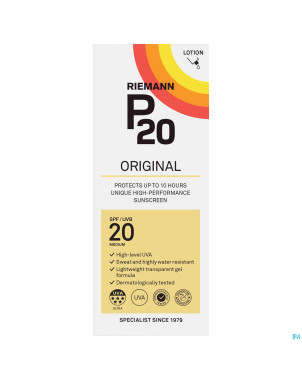 P20 lotion solaire ip20    200ml