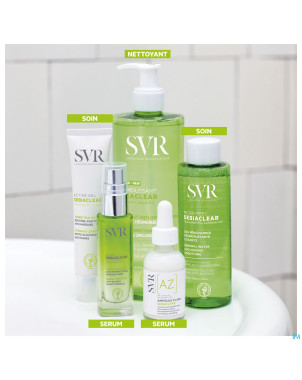 Svr sebiaclear gel moussant tube 400ml nf