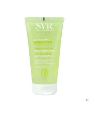 Svr sebiaclear gel moussant tube 55ml nf