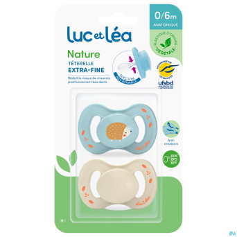 Luc&lea sucette ana veg 0-6m herisson