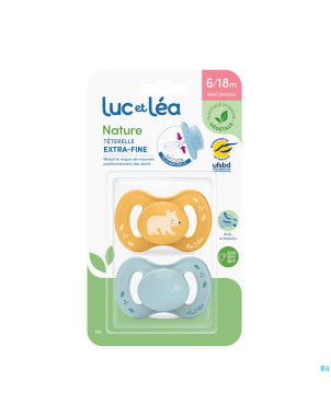 Luc&lea sucette ana veg 6-18m ours