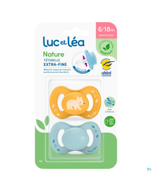 Luc&lea sucette ana veg 6-18m ours