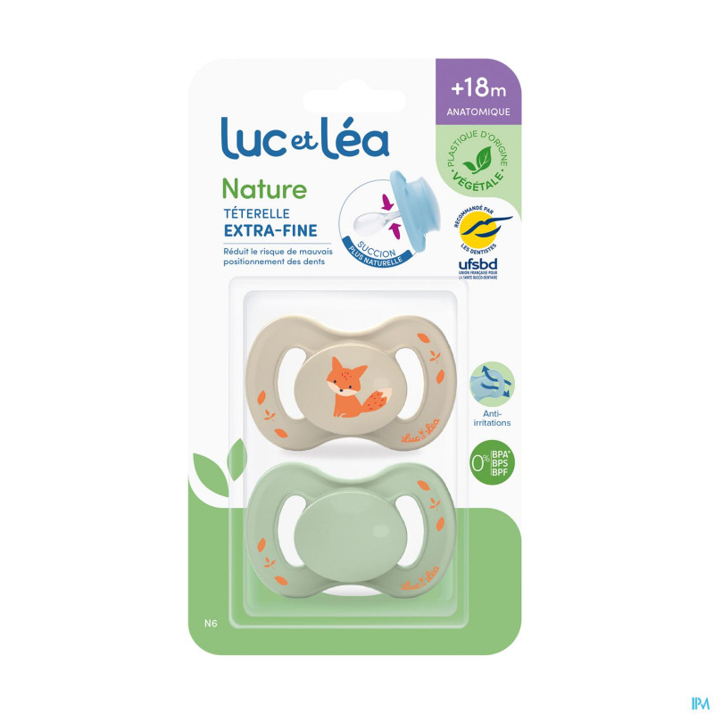 Luc&lea sucette ana veg 18m+ renard