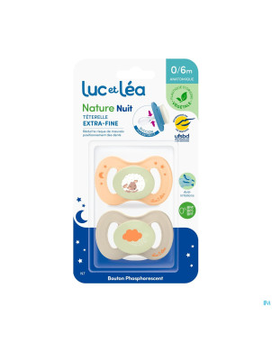 Luc&lea sucette nuit ana veg 0-6m mouton