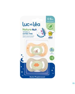 Luc&lea sucette nuit ana veg 0-6m mouton