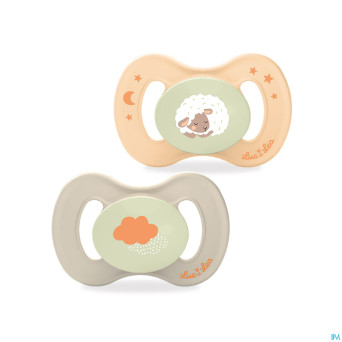 Luc&lea sucette nuit ana veg 0-6m mouton