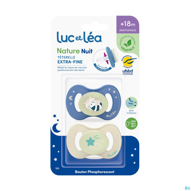 Luc&lea sucette nuit ana veg 18m+ raton