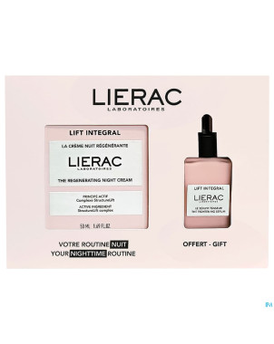 Lierac kit lift integral cr nuit 50ml+mm serum15ml