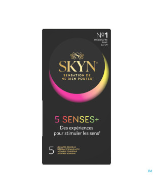 Manix skyn 5 senses preservatifs 5 nf