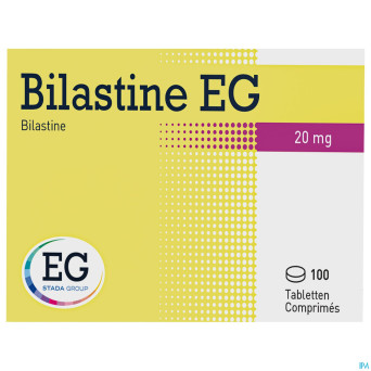 Bilastine eg 20mg    comp 100
