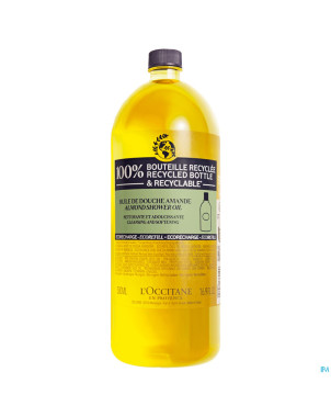 L'occitane huile douche amande recharge eco  500ml