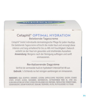 Cetaphil optimal hydration cr jour revitalisant48g