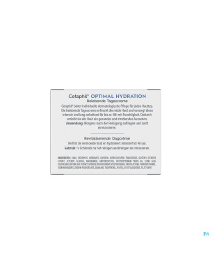 Cetaphil optimal hydration cr jour revitalisant48g