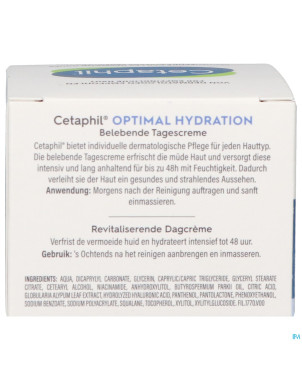 Cetaphil optimal hydration cr jour revitalisant48g