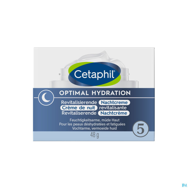 Cetaphil optimal hydration cr nuit revitalisant48g