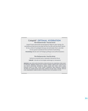 Cetaphil optimal hydration cr nuit revitalisant48g