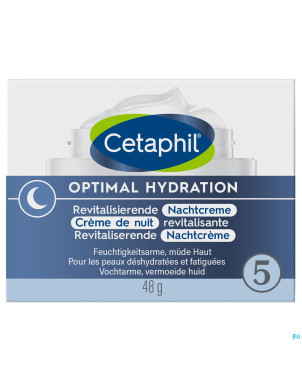 Cetaphil optimal hydration cr nuit revitalisant48g