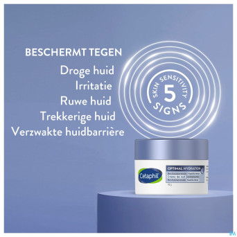 Cetaphil optimal hydration cr nuit revitalisant48g