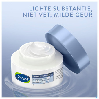 Cetaphil optimal hydration cr nuit revitalisant48g