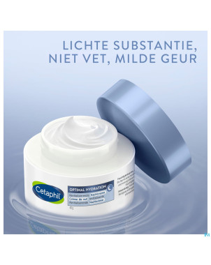 Cetaphil optimal hydration cr nuit revitalisant48g