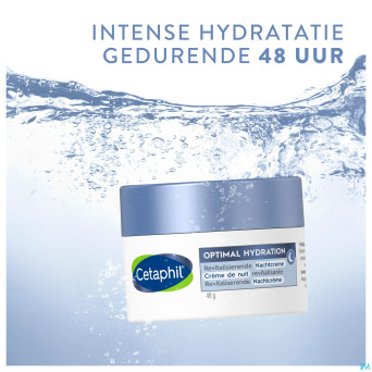 Cetaphil optimal hydration cr nuit revitalisant48g