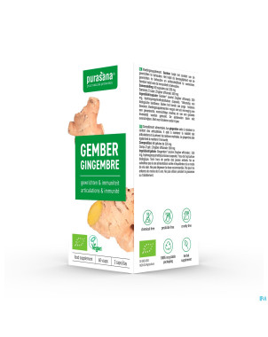 Purasana vegan gingembre  v-caps 60