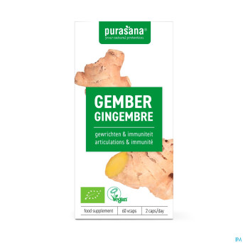 Purasana vegan gingembre  v-caps 60