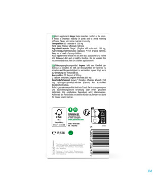 Purasana vegan gingembre  v-caps 60