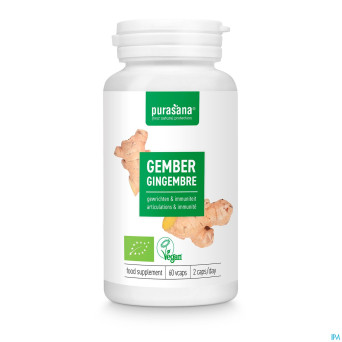 Purasana vegan gingembre  v-caps 60