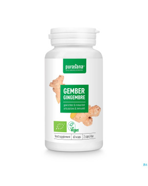 Purasana vegan gingembre  v-caps 60