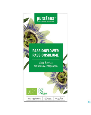 Purasana vegan passiflore    v-caps 120